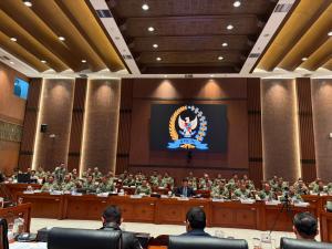 Wakasau Hadiri Raker Komisi I DPR RI Bahas Pertanggungjawaban Pelaksanaan APBN Kemhan/TNI TA 2025