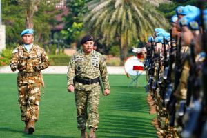 Satgas Kizi TNI Konga XX-W MONUSCO Siap Laksanakan Misi Perdamaian PBB di Republik Demokratik Kongo