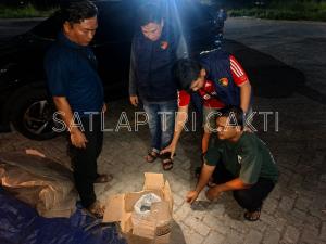 Satlap Tri Cakti dan Tim Resmob Polres Belitung Berhasil Menggagalkan Perdagangan Timah Ilegal Menuju Jakarta