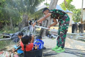 TMMD Hadirkan Air Bersih, Warga Tak Lagi Hidup Krisis Air