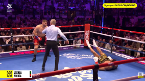  Dipukul Jatuh Dua Kali di Ronde Pertama, Anthony Joshua  Bangkit dan Pukul KO Prenga