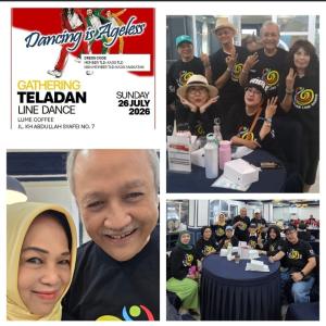 Ratusan Alumni SMA 3 Teladan Ramaikan Gathering Teladan Line Dance