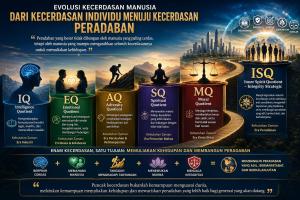 EVOLUSI KECERDASAN MANUSIA MENUJU KEPEMIMPINAN PERADABAN ABAD KE-21