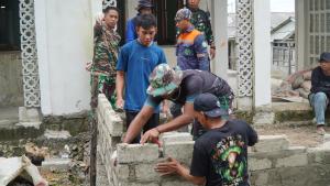 Kemanunggalan TNI dan Rakyat Terus Terjalin Melalui Program Manunggal Air Bersih TMMD Ke-129 Kodim 1311/Morowali