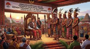 Gelar Adat untuk Jokowi dan Jalan Panjang Menuju Pilpres 2029