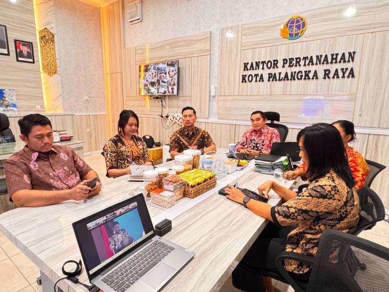 Ombudsman RI Uji Kualitas Pelayanan Kantor Pertanahan Kota Palangka Raya