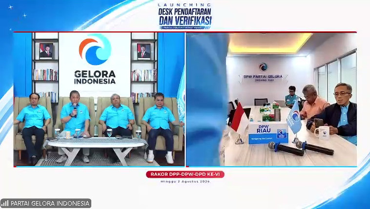 Partai Gelora Resmi Launching Desk Verifikasi Parpol Jelang Pemilu 2029