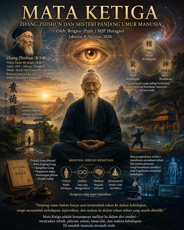 MATA KETIGA: ZHANG ZHISHUN DAN MISTERI PANJANG UMUR MANUSIA