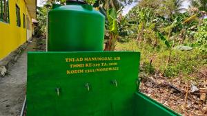 Program Manunggal Air TMMD ke-129 Kodim 1311/Morowali Rampung, SDN Umbele Kini Dapat Memanfaatkan Air Bersih