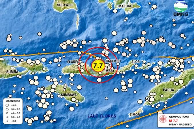 Peringatan Dini Tsunami Gempa M7,7 Nagekeo Berakhir