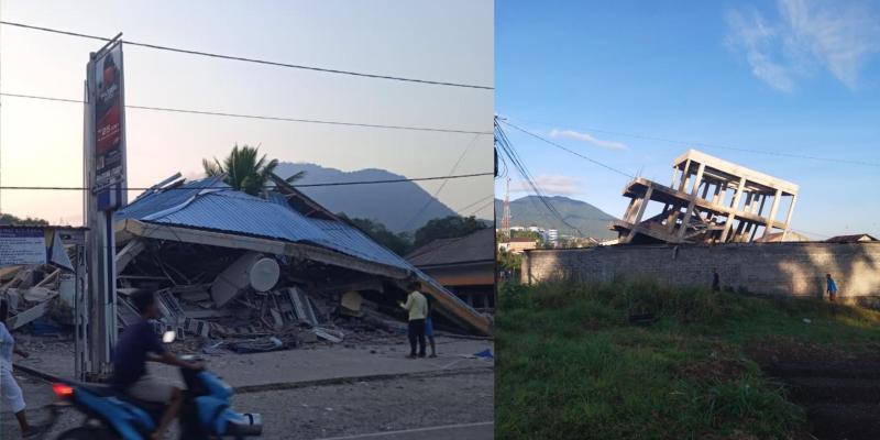 Gempa M7,7 Hantam Flores, Banyak Rumah dan Fasilitas Publik Roboh, Laporan Korban Jiwa Masih Diverifikasi