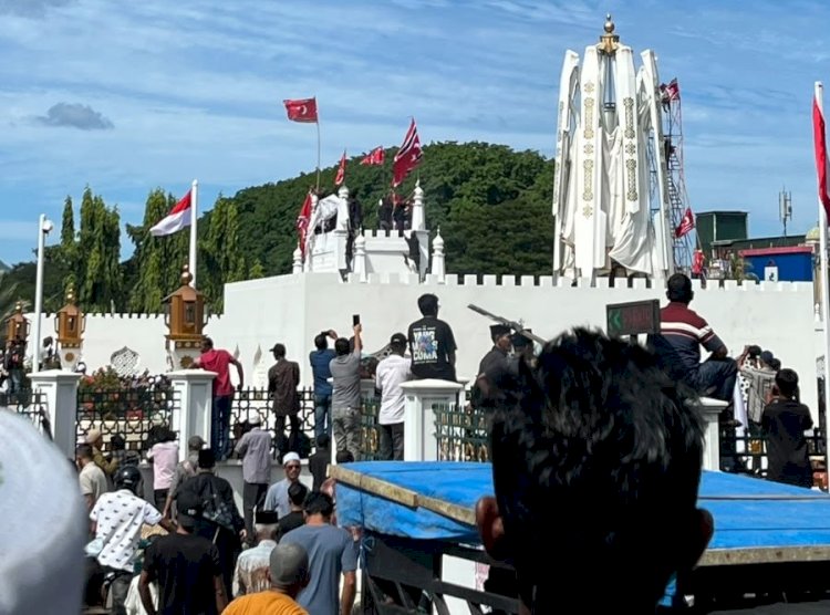 Bendera Merah Putih Diganti Bulan Bintang, Peringatan Damai RI-GAM di Banda Aceh Berakhir Ricuh