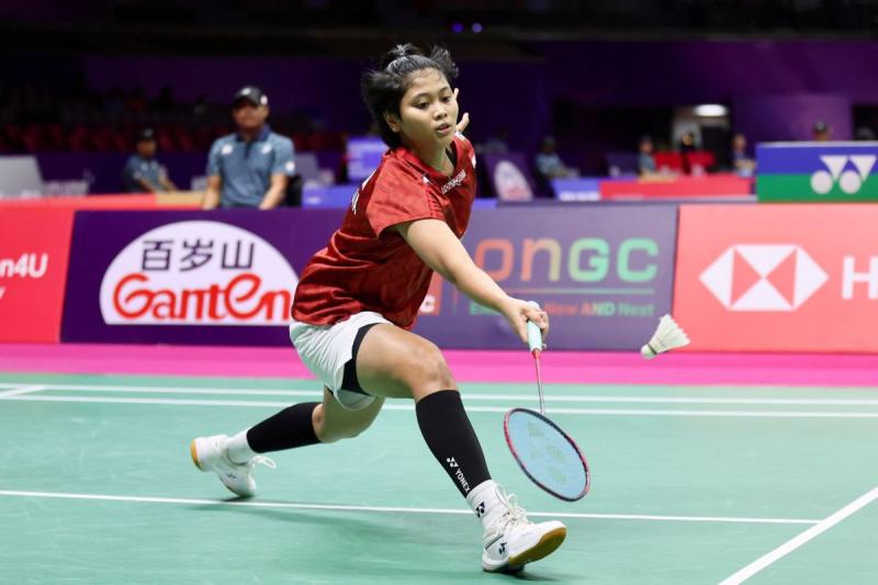 Tunggal putri Indonesia Thalita Ramadhani Wiryawan siap menghadapi lawan berat An Se Young pada babak kedua Kejuaraan Dunia BWF 2026.