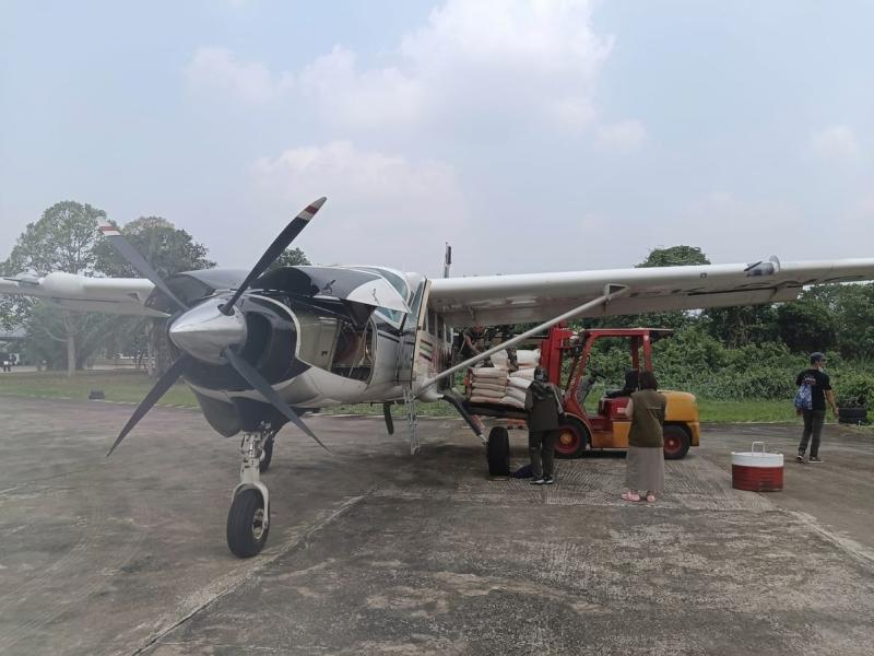 Operasi Udara Tekan Karhutla di Kalbar