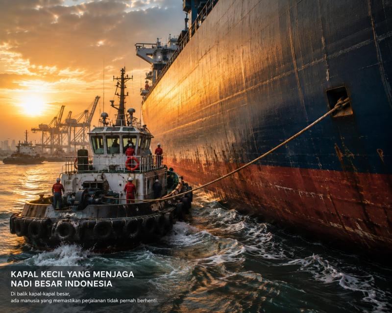 Kapal Kecil yang Menjaga Nadi Besar Indonesia