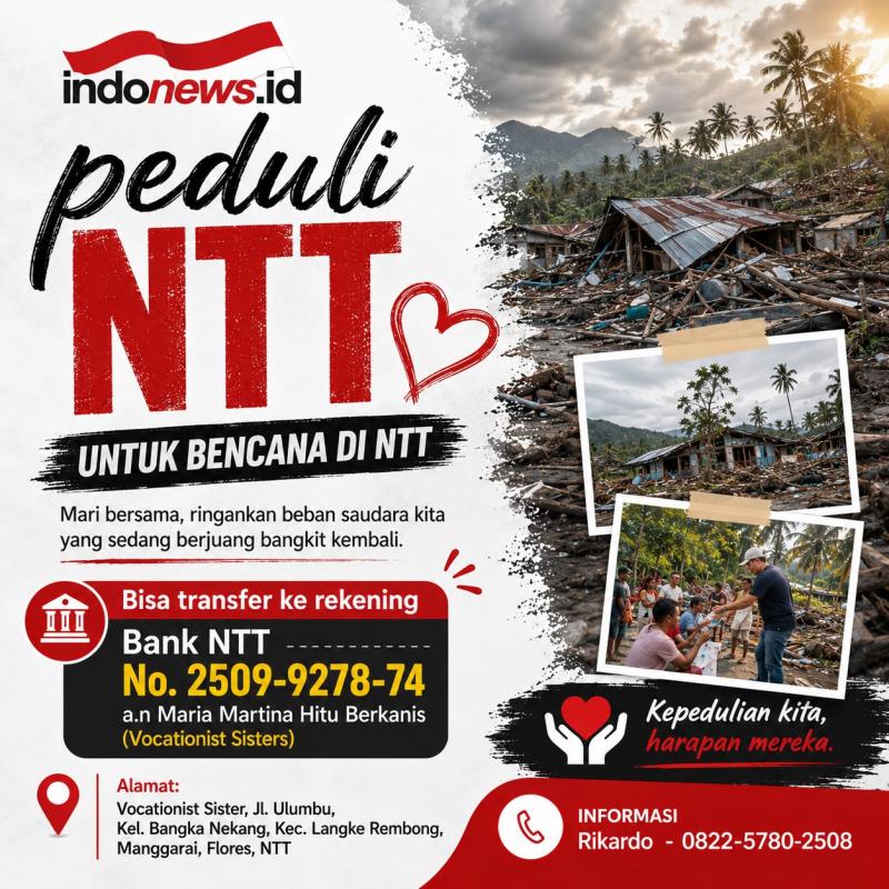 Di Tengah Duka dan Gempa Susulan, Indonews.id Ajak Masyarakat Bergerak Bareng Bantu Korban Bencana