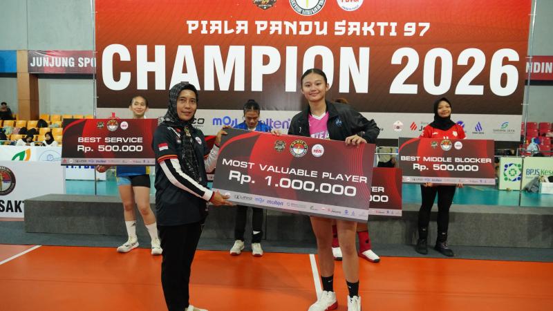 Turnamen Bola Voli Putri KU-2010 Piala Pandu Sakti 97 Resmi Ditutup, Lahirkan Talenta Muda Berprestasi