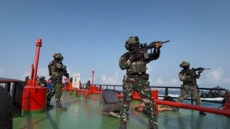 Koarmada III Gelar Latihan Hadapi Gerakan Separatis Bersenjata di Sorong