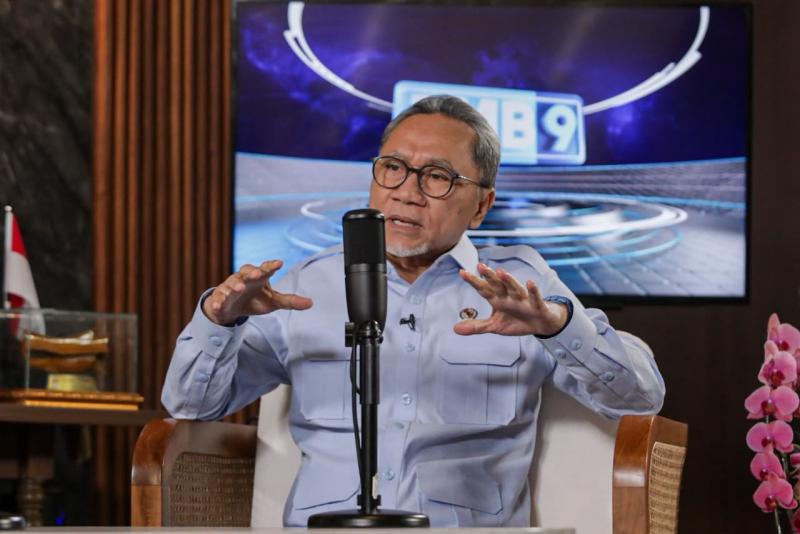 Menteri Koordinator Bidang Pangan Zulkifli Hasan dalam dialog FMB9 bertajuk Orkestrasi Kemenko Pangan: Mendorong Akselerasi Program, Selasa (28/7/2026).