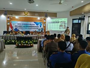 Walikota Syafrin Pimpin Rakorwil Kecamatan Pesanggrahan