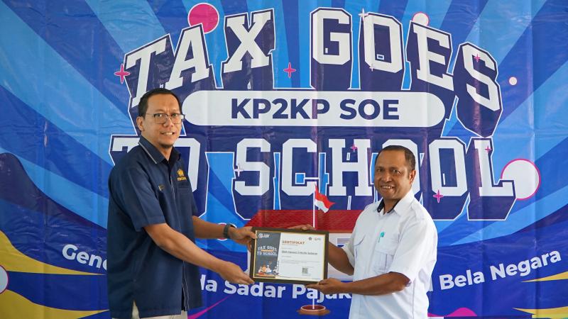 KP2KP Goes to School, Ajari Siswa SMA 1 Mollo Menfaat  Pajak bagi Pembangunan