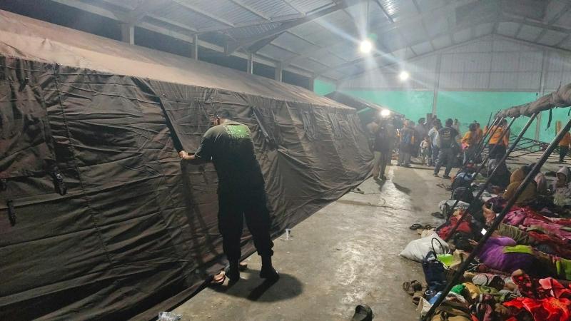 Aktivitas Gunung Sinabung Meningkat, Warga Kuta Tengah Mengungsi
