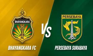 Hasil Sementara Bhayangkara FC vs Persebaya: Yann Mabella Bawa Bajul Ijo Unggul Sementara