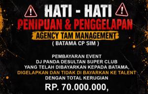 De Sultan Super Club Diduga Korban Penipuan Agency, Rencana Undang DJ Panda