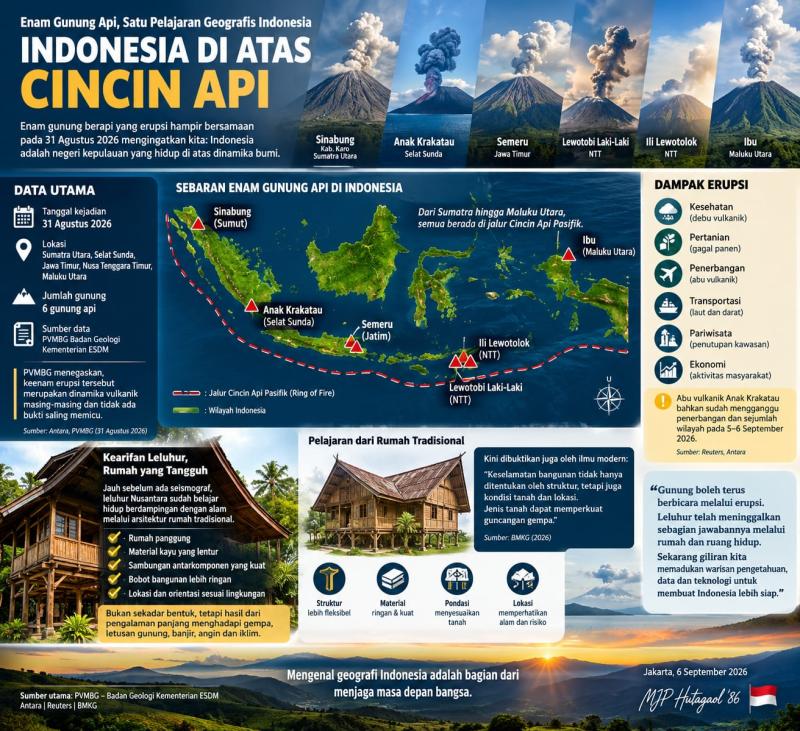 ENAM GUNUNG API DAN PELAJARAN DARI RUMAH LELUHUR