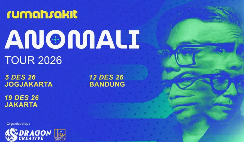 Rumahsakit Hadirkan Anomali Tour 2026, bawa kembali Lagu Tersembunyi Tiga Kota