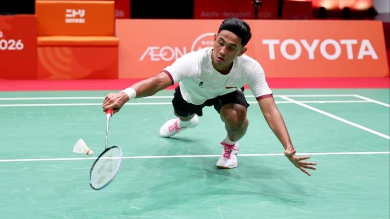 Duel seru Final Asian Games 2026 bulutangkis beregu putra Indonesia kontra China tersaji di Ichinomiya City Municipal Gymnasium, Kamis (24/9). 