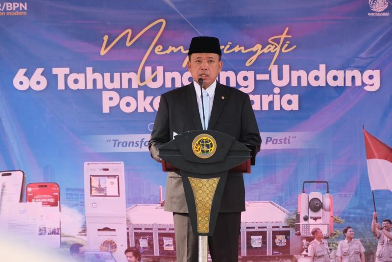 Peringati HANTARU 2026, Menteri Nusron: Transformasi, Melayani Lebih Pasti Harus Jadi Cara Kerja Sehari-hari
