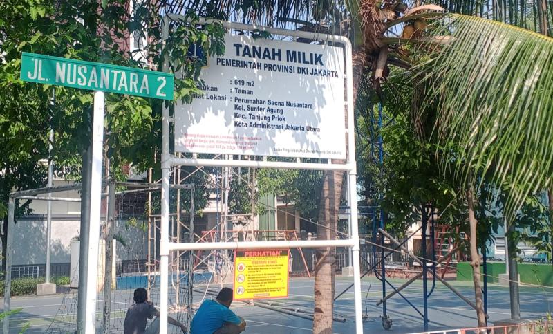 PBG Lapangan Badminton RW 017 Sunter Agung Diduga Cacat Hukum