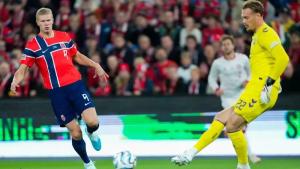 Erling Haaland Makin Tajam Bersama Norwegia, Cetak Brace saat Tumbangkan Denmark 3-2