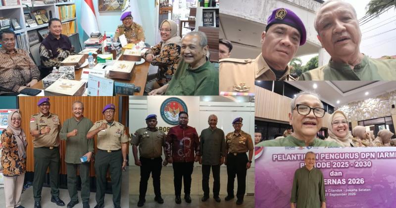 Asri Hadi Hadiri Pelantikan Prof Bahrullah Akbar Jadi Ketua Umum IARMI 2025-2030