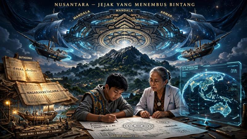 NUSANTARA: JEJAK YANG MENEMBUS BINTANG FIKSI NUSANTARA FUTURISTIK