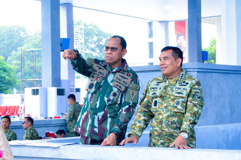 Pangkormar Pastikan Prajurit Korps Marinir Siap Tampil Prima di HUT TNI