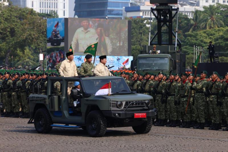 HUT ke-81 TNI, Prabowo Resmikan 204 Satuan Baru Termasuk Enam Kodam