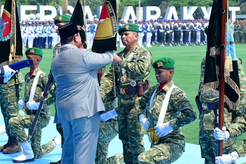 HUT ke-81 TNI, Kasad Saksikan Peresmian Enam Kodam Baru