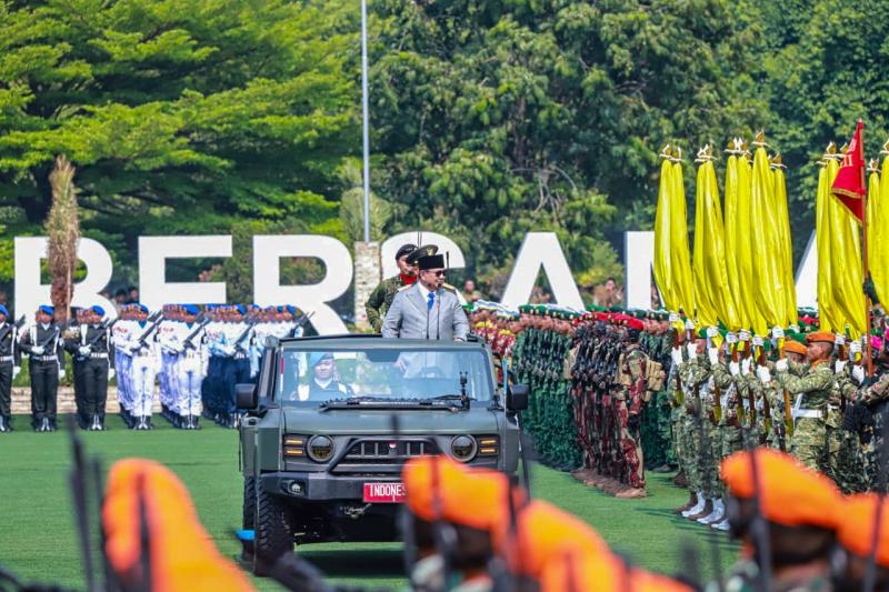 HUT ke-81 TNI, Teguhkan Profesionalisme dan Kesiapan Hadapi Kompleksitas Ancaman