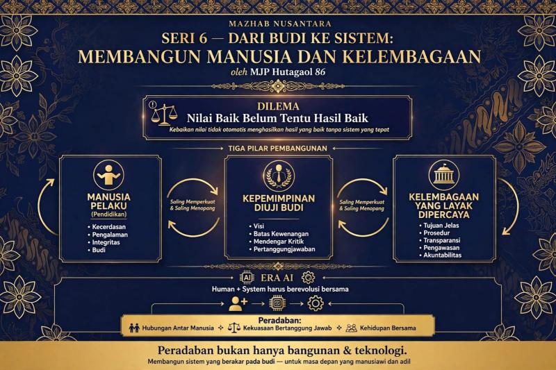 SERI 6- DARI BUDI KE SISTEM: MEMBANGUN MANUSIA DAN KELEMBAGAAN