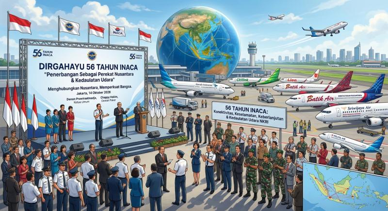 Dari Abad Asia ke Kedaulatan Udara: 56 Tahun INACA dan Misi Historis Penerbangan Indonesia
