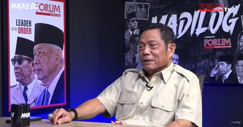 Mantan Direktur E Badan Intelijen Strategis (BAIS) TNI, Brigjen TNI (Purn) Poernomo. (Foto: Tangkap layar Youtube)