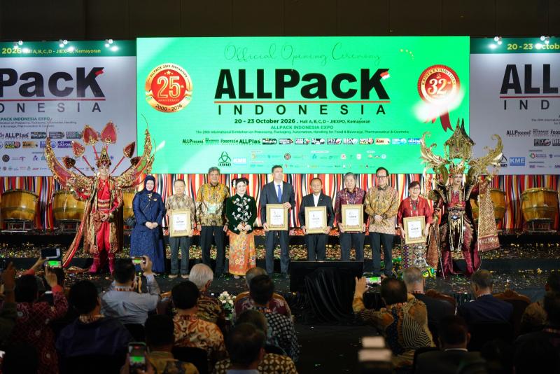 Menprin Buka Pameran AllPack, Perluas Pasar dan Bangun Kemitraan 