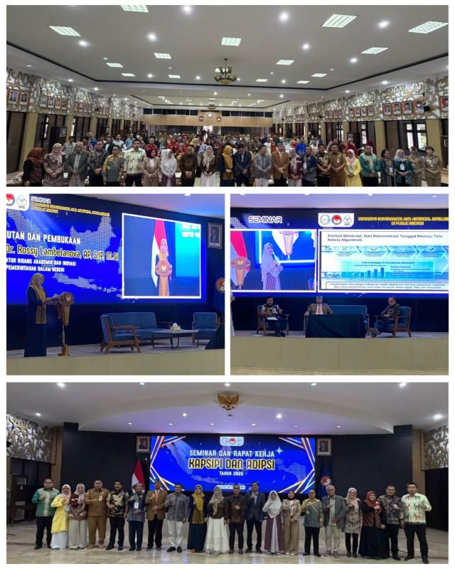 Seminar dan rapat nasional KAPSIPI dan ADIPSI