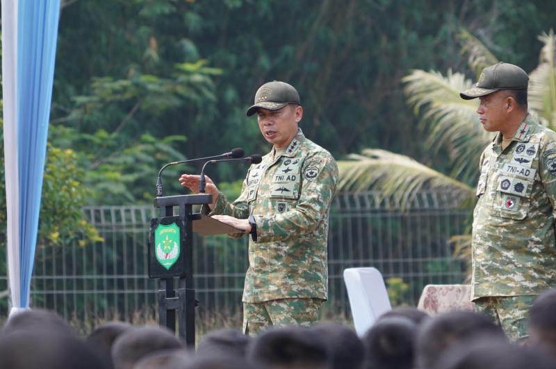 Perkuat kesiapan Satuan, Pangdam Jaya Tinjau Marshalling Area Brigif TP 58/Jayasingawarman dan Satuan Jajarannya