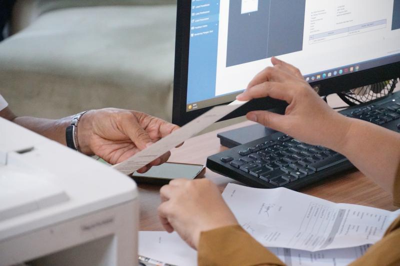 Sertifikat elektronik. (Foto: Humas Kementerian ATR/BPN)