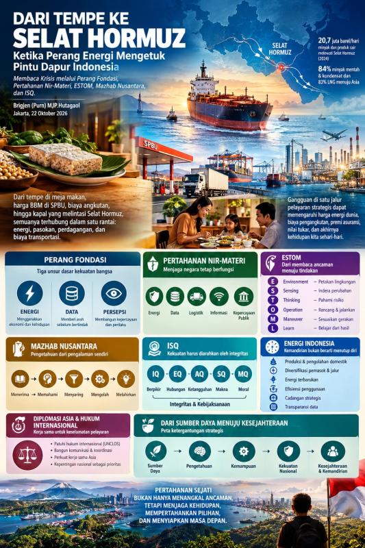 DARI TEMPE KE SELAT HORMUZ: KETIKA PERANG ENERGI MENGETUK PINTU DAPUR INDONESIA