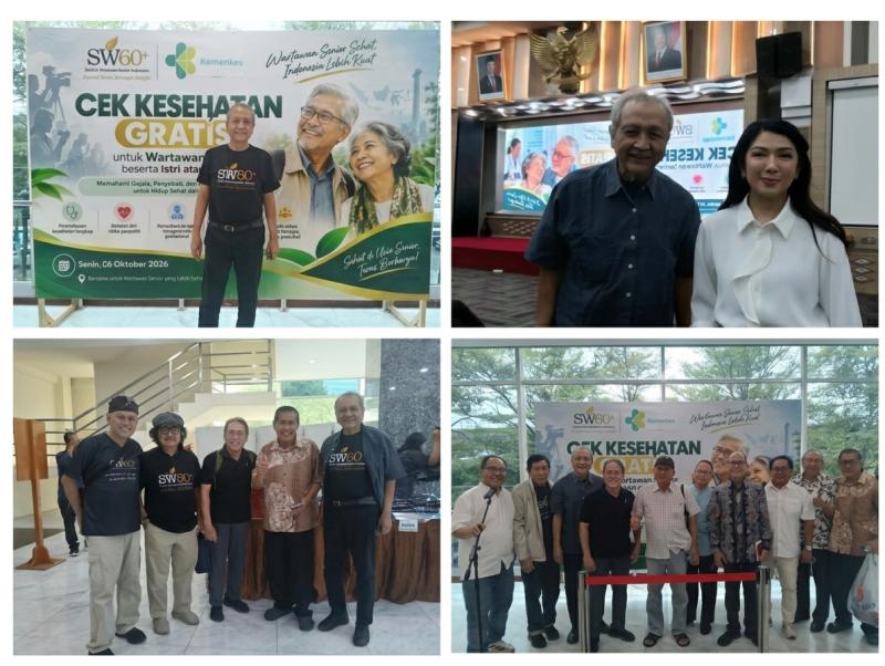Dewan Redaksi Asri Hadi Ikuti Cek Kesehatan Gratis bagi Wartawan Senior, Berharap Digelar Setiap Tahun
