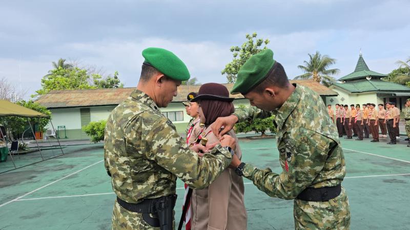 Dandim 1207/Pontianak Resmi Buka Kegiatan Korps Kadet Republik Indonesia